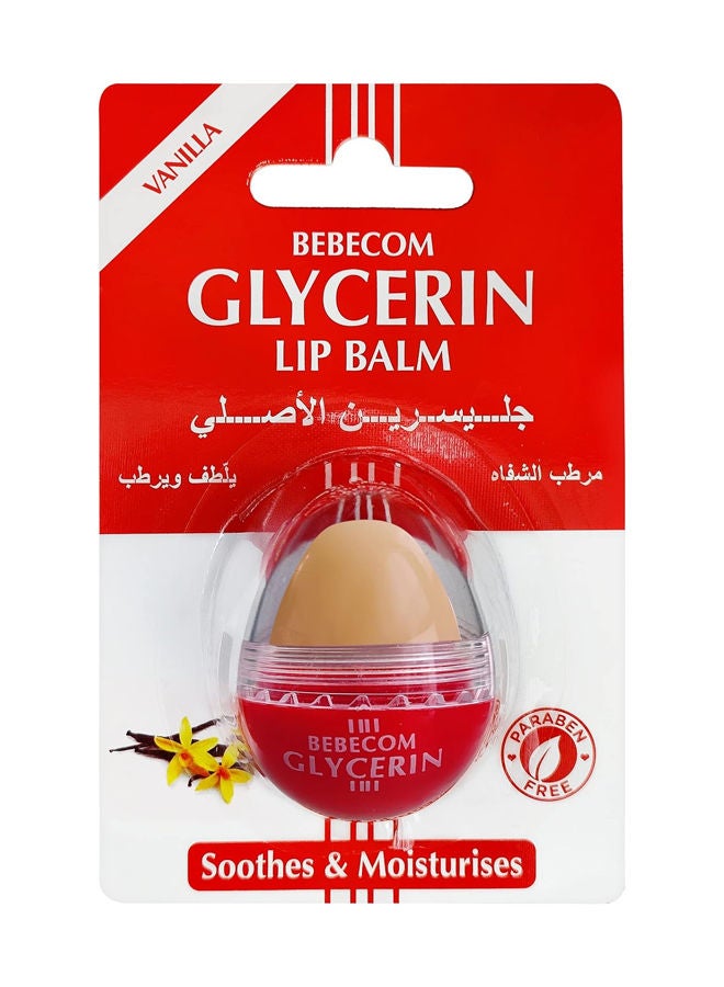 Soothes & Moisturises Glycerin Lip Balm Vanilla 10g