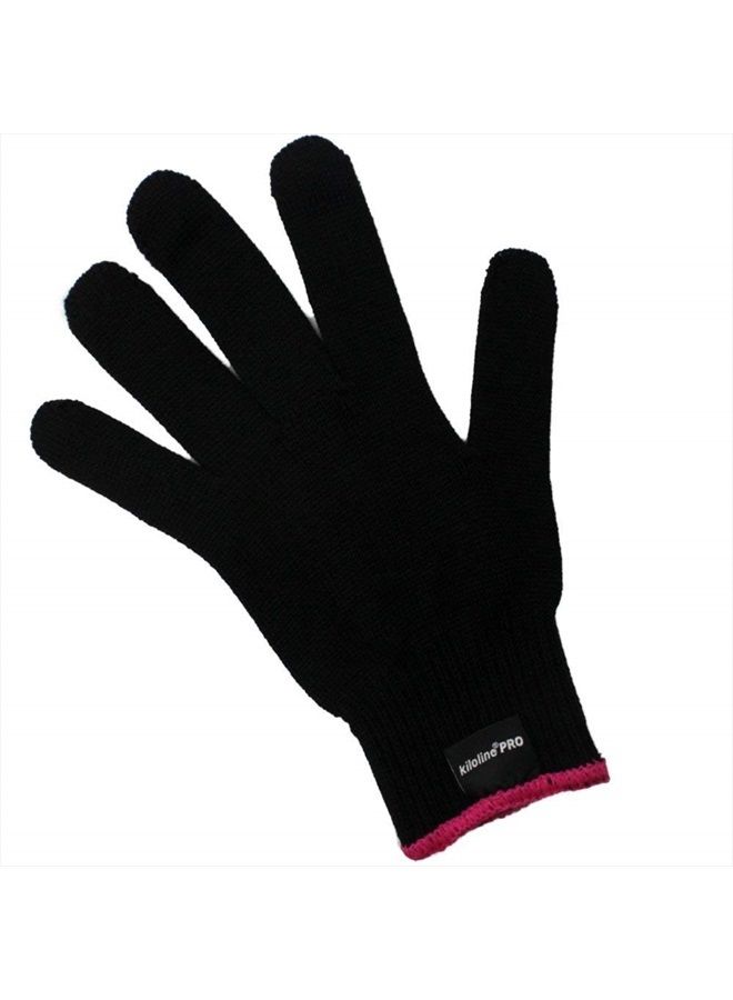 Professional Heat Resistant Glove for Hair Styling Heat Blocking for Curling, Flat Iron and Curling Wand Suitable for Left and Right Hands