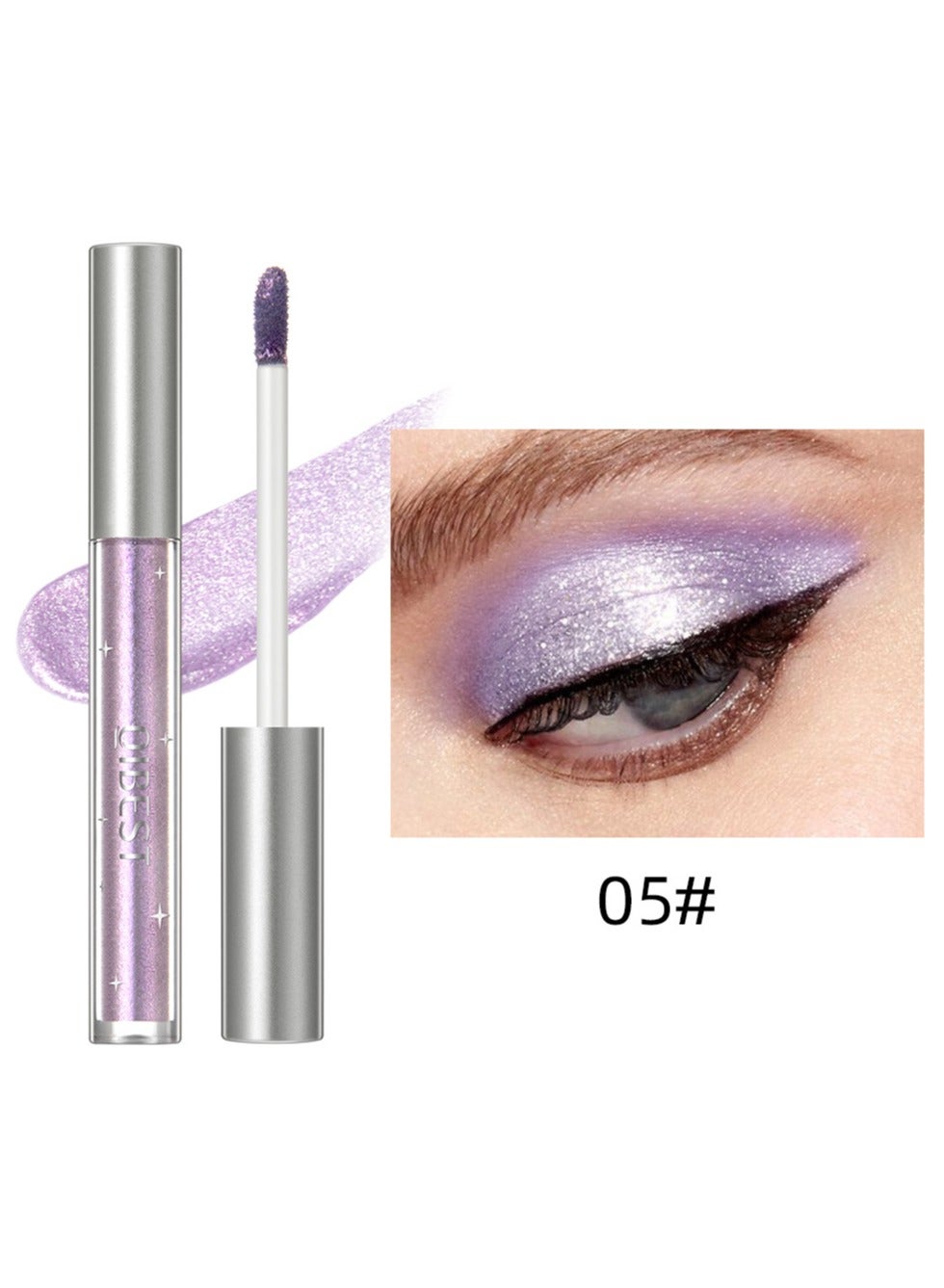 Liquid Eyeshadow Sticker Cosmetics Shadows Pencil Eyeliner Quick-drying Glitter Shimmer Monochrome Eyeshadow Pen Outline Eye Makeup - 05