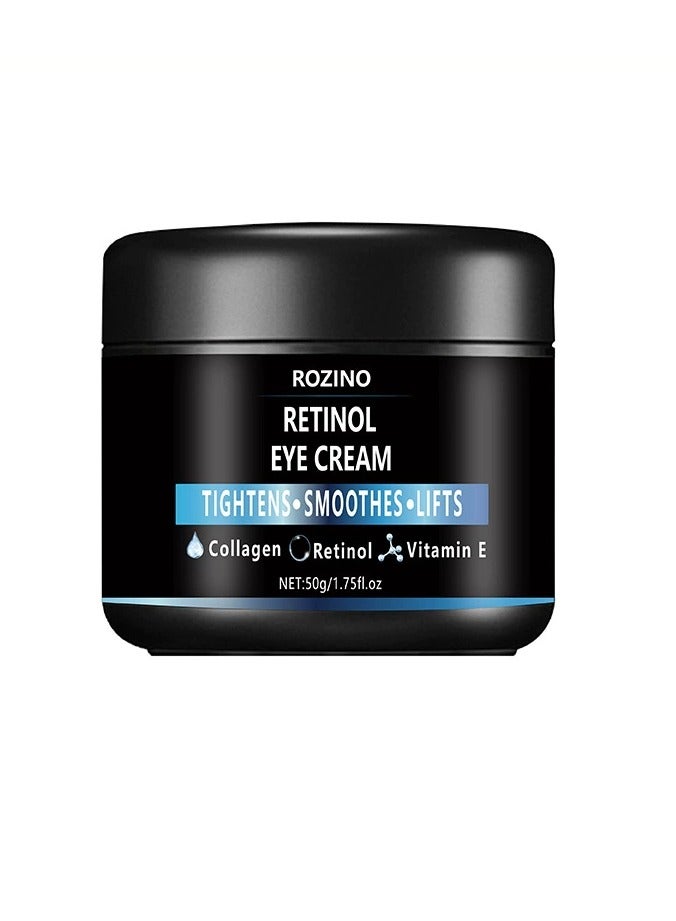 Men's anti-wrinkle eye cream lifts, firms, moisturizes, reduces dark circles, fine lines, improves eye bags