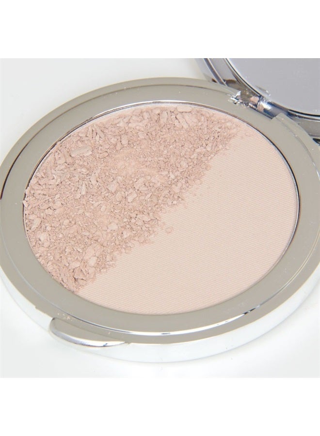 Compressed Mineral Foundation - Face Powder Makeup Natural Looking Glowing Skin Wrinkle Defying Mattifying Finish Contour Makeup Long Lasting Full Coverage Sun Kissed Tan (Amber)