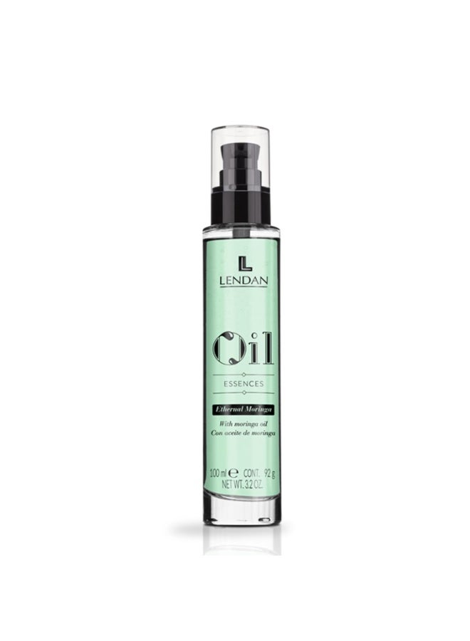 LENDAN - Hair Oil with Moringa Oil - Oil Essences Ethernal Moringa - 100 ml - Hair Serum - Hair Rejuvenator - Hydrates, Nourishes, and Strengthens Hair