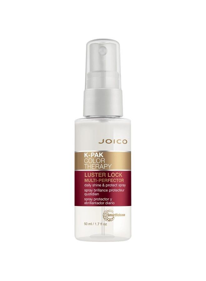 K-PAK Color Therapy Luster Lock Multi-Perfector Daily Shine & Protect Spray | For Color-Treated Hair | Instantly Detangle | Control Frizz | Boost Shine | With African Maketti & Argan Oil | 1.7 Fl Oz