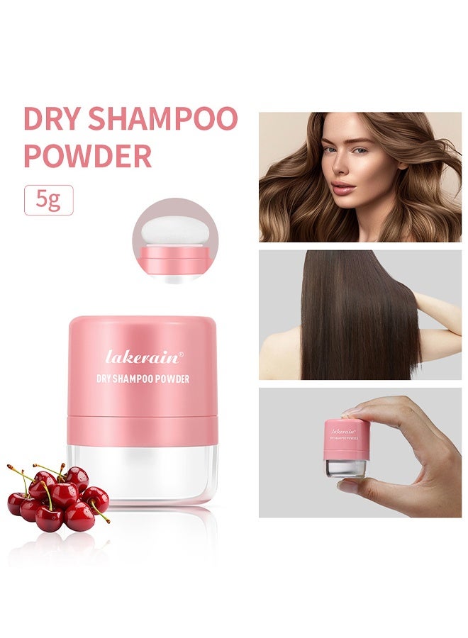 Dry Shampoo Powder - Dry Shampoo Control Hair Oil Refresh Hair Fragrance and Volumizes Hair Volumizing Dry Shampoo Powder for Fluffy Hair Easy to Use Shampoo Cherry Fruit #02