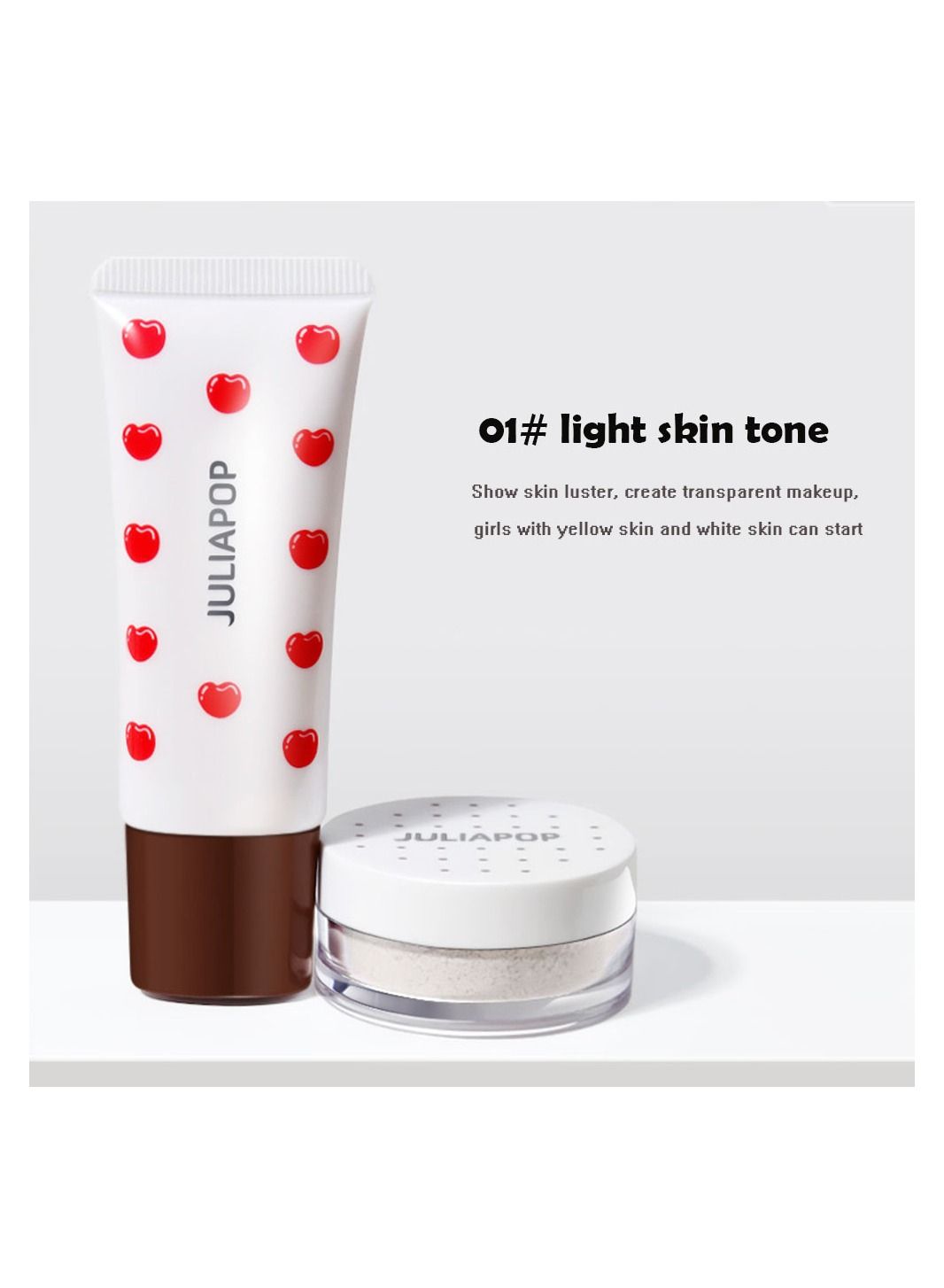 Beautifying Brightening Supplement Cream+Smooth Matte Finishing Powder