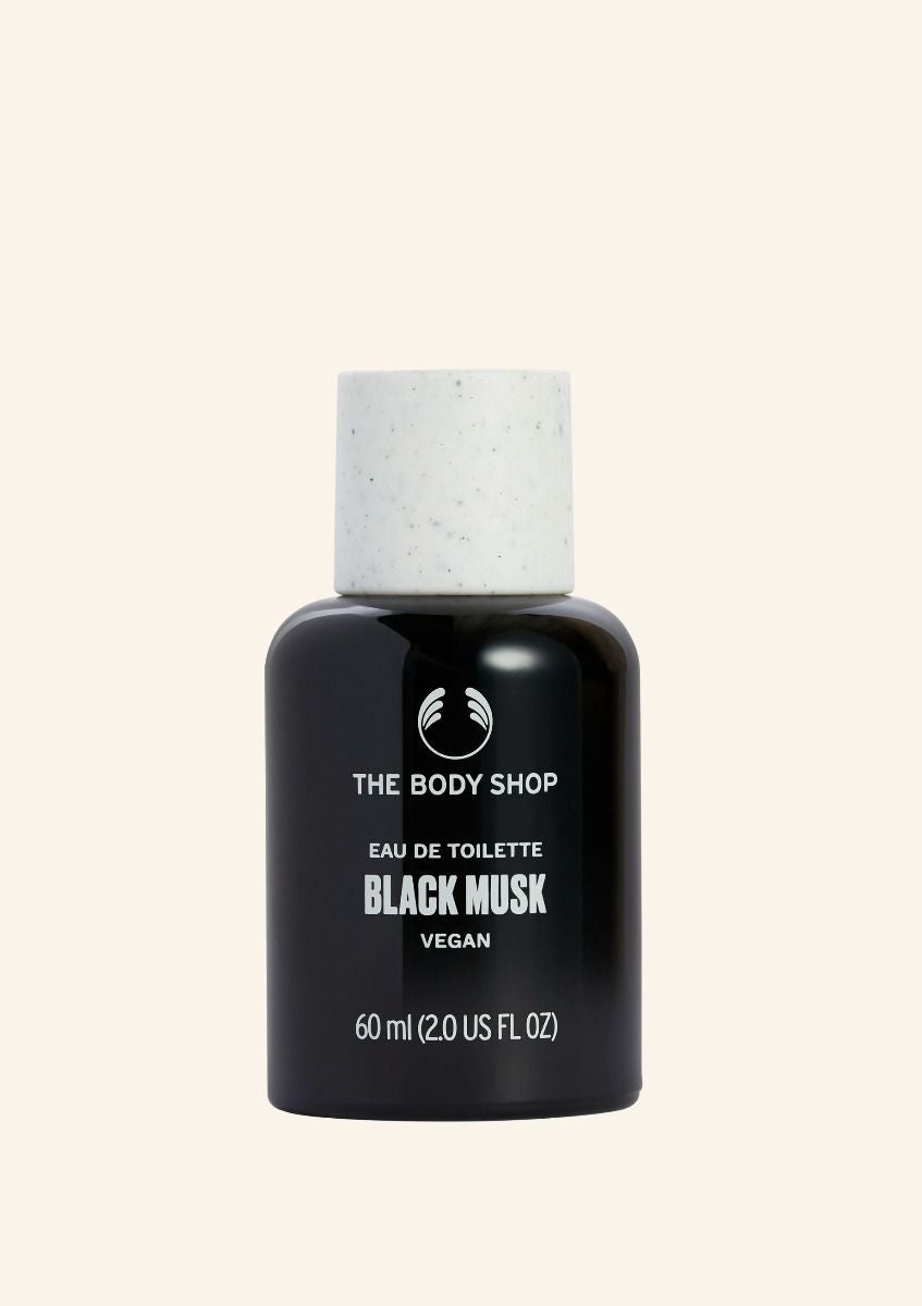 Black Musk Eau de Toilette – Sensual Perfume with Pink Pepper, Ylang-Ylang, Vanilla & Cruelty-Free Musk, Long-Lasting Vegan Fragrance in Recyclable Bottle, 60ml