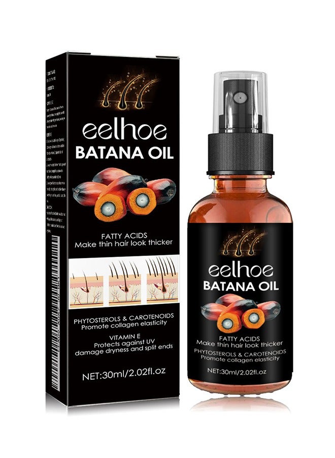 Batana Oil for Hair Growth Batana Oil - Batana Oil Organic for Healthy Hair - Repair Damaged Hair, Nourishes Thin Hair Scalp Skin and Loss Hair Growth Fir for All Hair Types, 30 ml