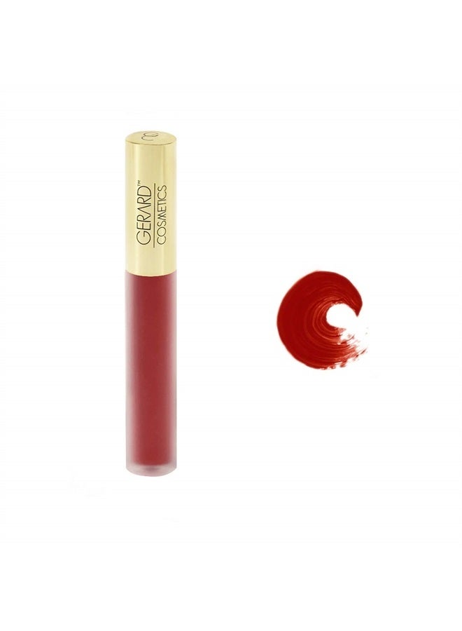 Hydra Matte Liquid Lipstick - Nourishing Ingredients Moisturizes and Hydrates Lips - Coats Lips with Smooth, Metallic Color - No Flaking or Smudging - Immortal - 0.085 oz