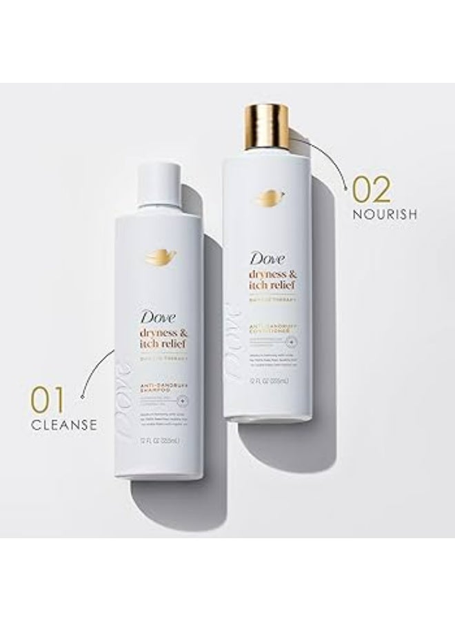 Derma Care Scalp Anti-Dandruff Shampoo And Conditioner Set For Dryness & Itch Releif 355 ml 2 pcs