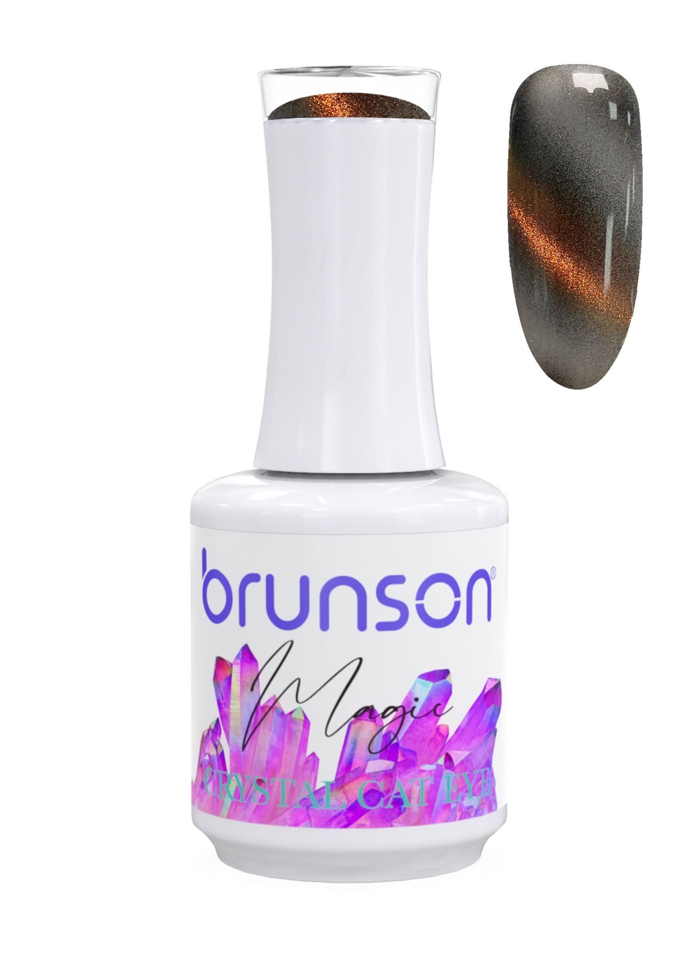 Gel Nail Polish, Cat Eye 9D gel Polish Long Lasting  Chip Resistant Requires Drying Under UV LED Lamp 18ml