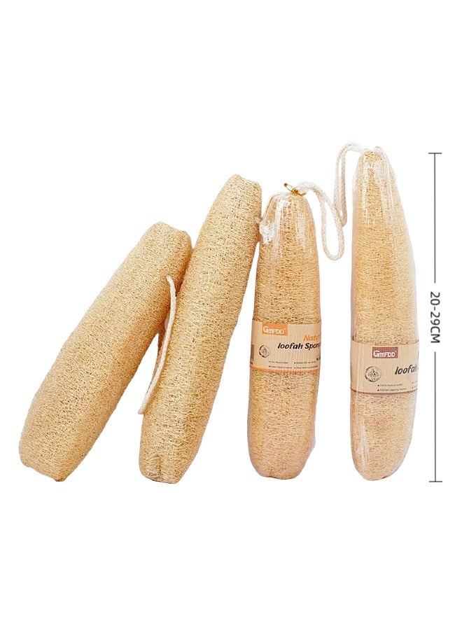 Natural Organic Loofah Cream 11.8 inch-15.7 inch(30-40cm)inch