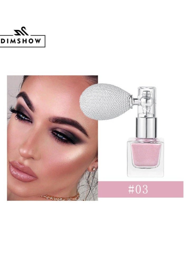 Vibrant Holographic Body Glitter Spray - Long-Lasting, Water-Resistant, Multi-Use Makeup for Hair, Face, and Body - Perfect for Music Festivals, Party, and Night Out #3 NUDE PINK