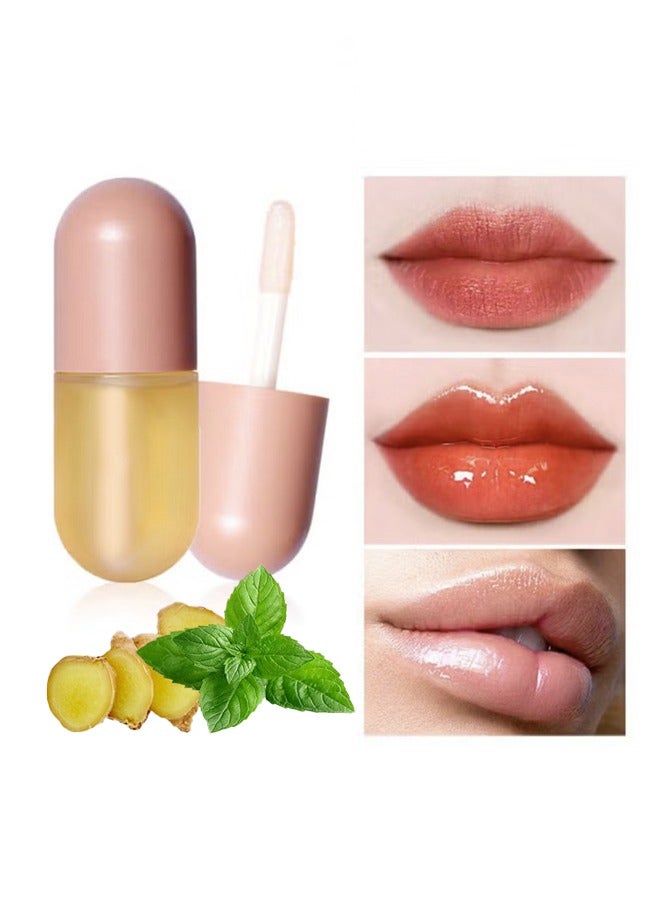 Lip Maximizer, Hydrating Lip Care Volume Balm Extreme Buxom Plant Lip Essence Oil Treatment Serum Volumizing For Dry Cracked Lips Hydrating Lip Care Plumping Gloss,Lips Filler,Lip Mask