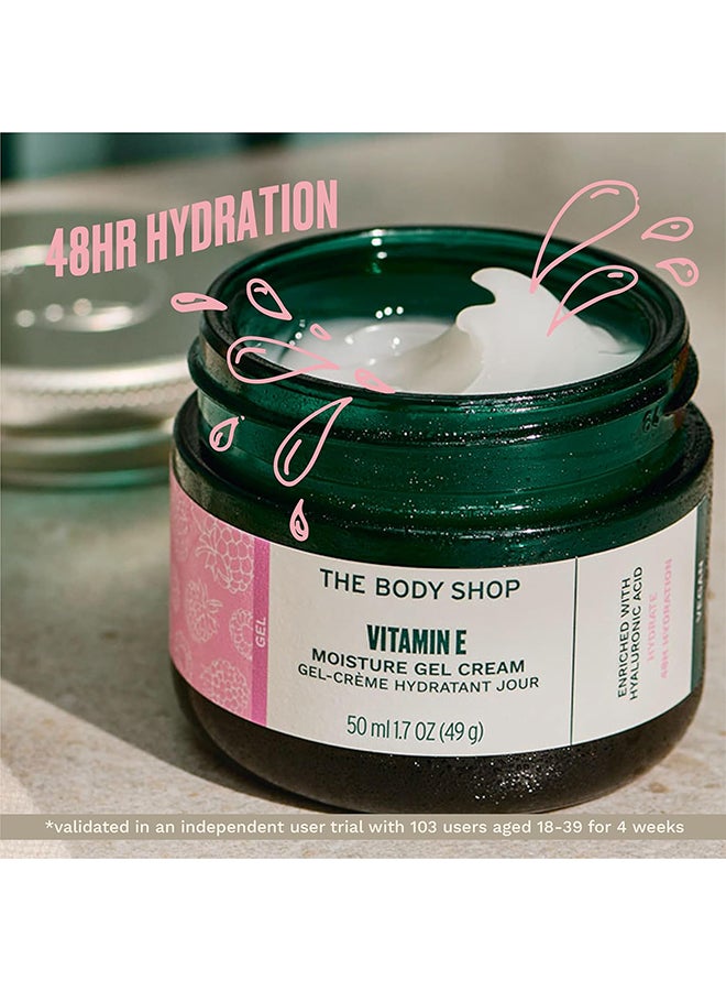 Vitamin E Gel Cream for Combination Skin | 48hr Hydration, Lightweight & Fast Absorbing Face Moisturizer | Non-Greasy with Hyaluronic Acid & Vitamin E, 50ml - image 3