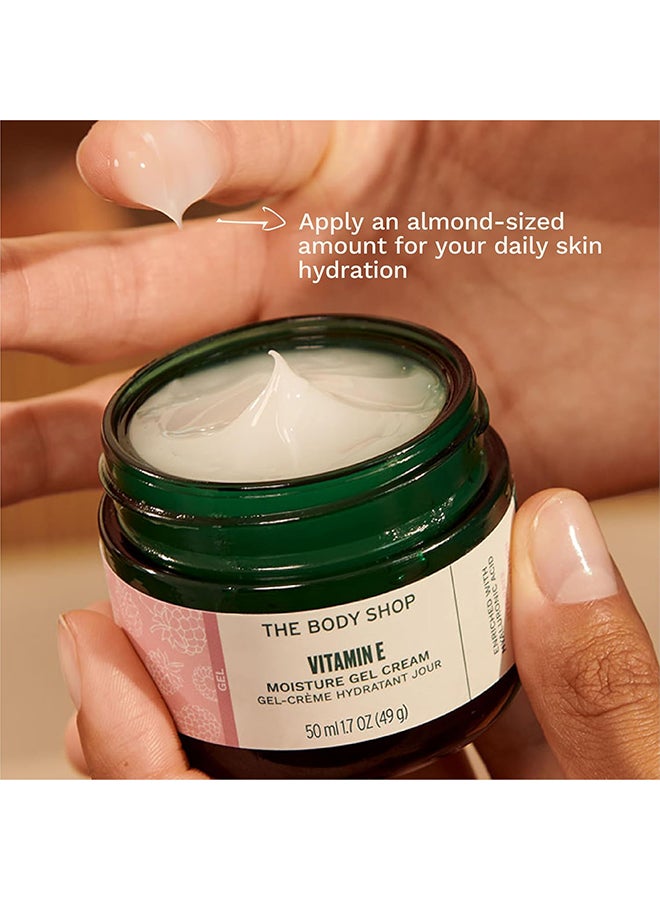 Vitamin E Gel Cream for Combination Skin | 48hr Hydration, Lightweight & Fast Absorbing Face Moisturizer | Non-Greasy with Hyaluronic Acid & Vitamin E, 50ml - image 4