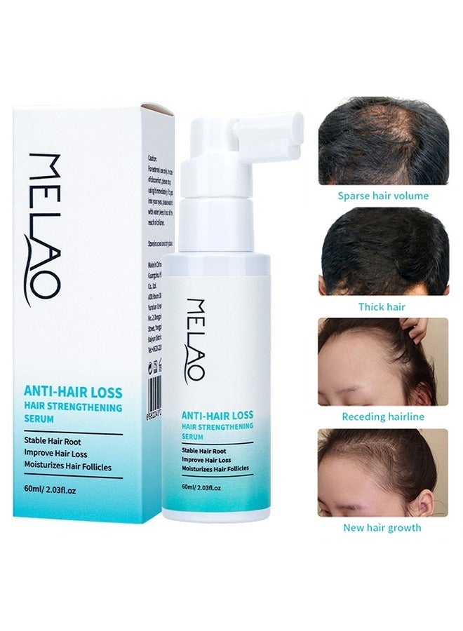Anti-Hair Losshair Strengthening Serum，Stable Hair RootImprove Hair LossMoisturizes Hair Follicles，Minoxidil Anti-Hair Loss Topical Hair spray 60ml