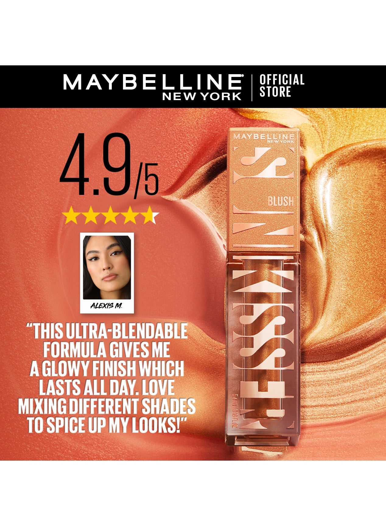 Sunkisser Liquid Glow Blush With Vitamin E, 06 City Sizzle - image 7