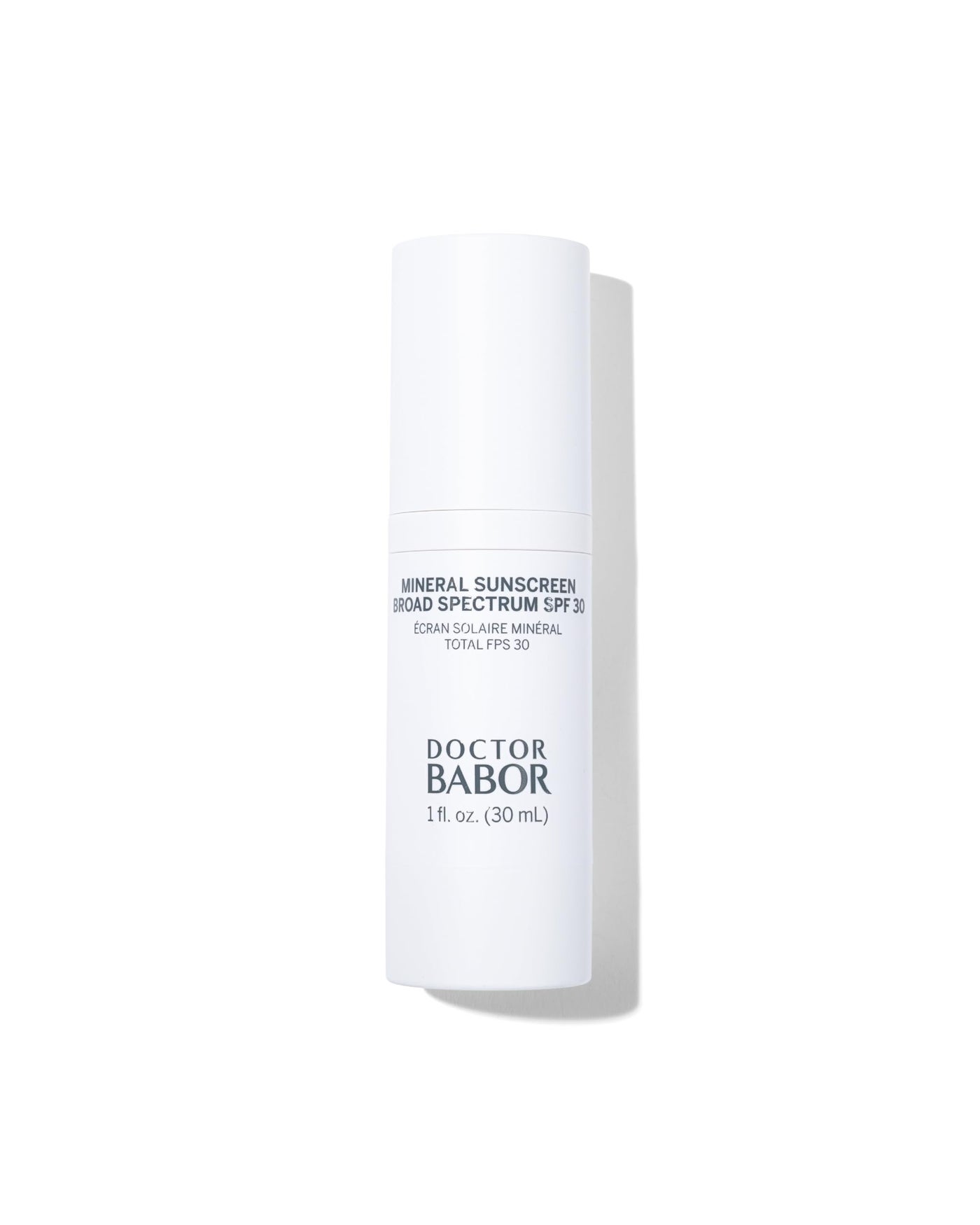 DOCTOR BABOR Protect Rx Mineral Face Sunscreen SPF 30, Physical Protection with No White Cast, Non Tinted Sheer Mineral Coverage for Anti Aging and Wrinkle Defense, Moisturizing Under Makeup, 1 oz.