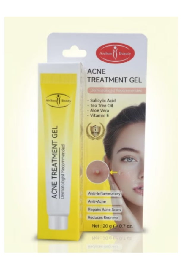 Acne Treatment Gel 20 g – Fights Pimples, Soothes Inflammation & Reduces Redness