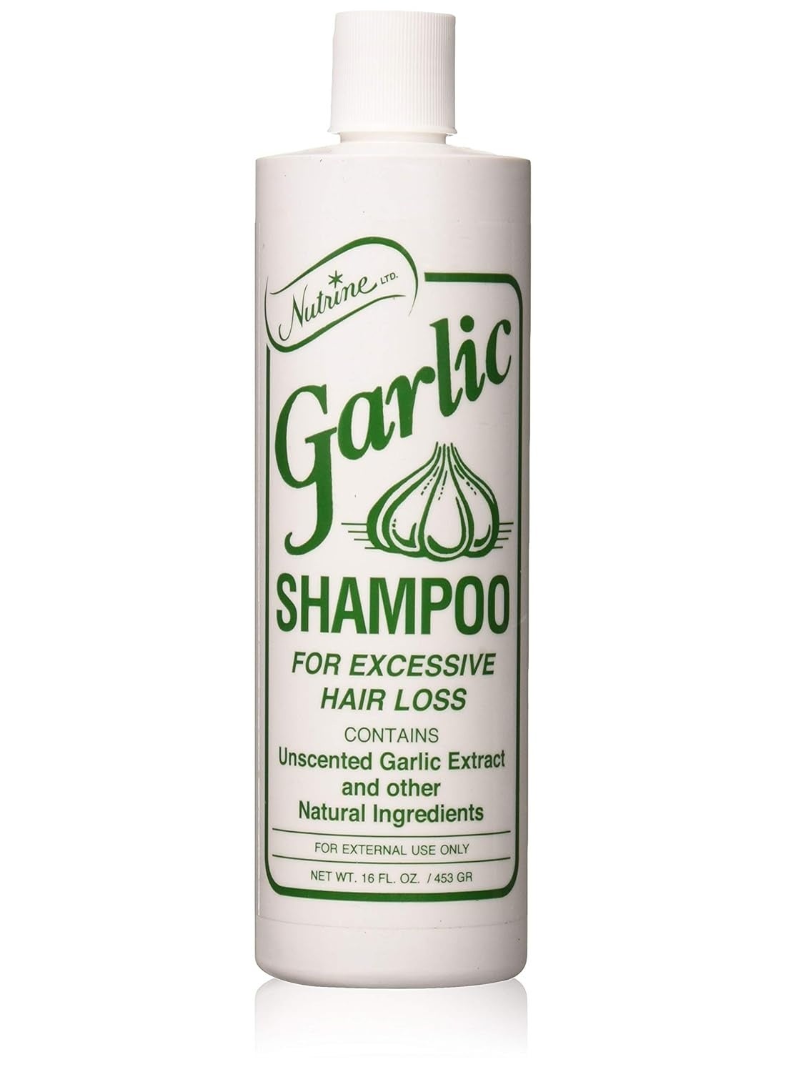 Nutrine Garlic shampoo 16 oz. unscented
