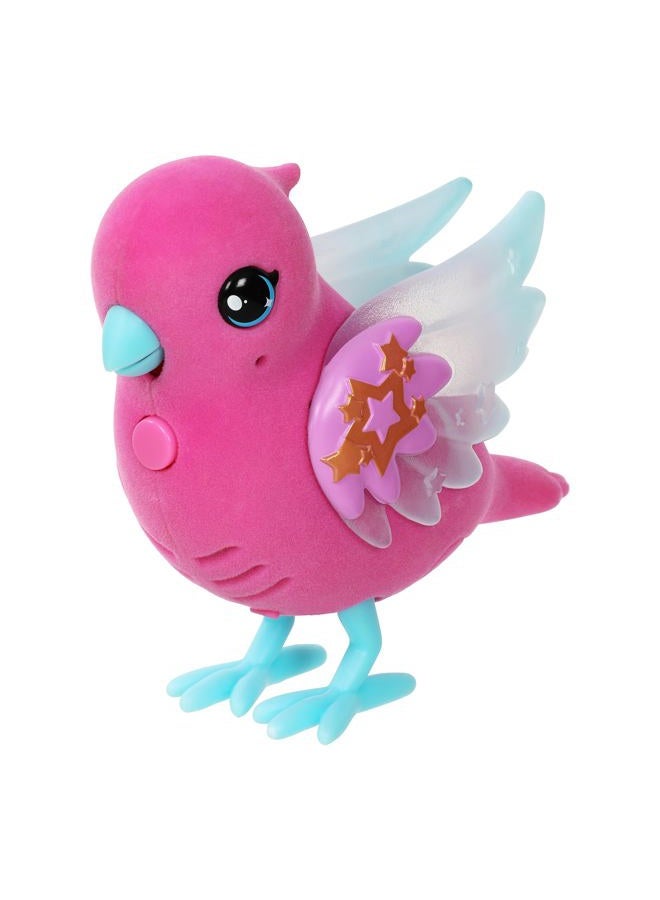 Lil' Bird Single Pack: Skyler | Interactive Toy Bird, 20+ Sounds, Light Up Wings, Repeats What You Say