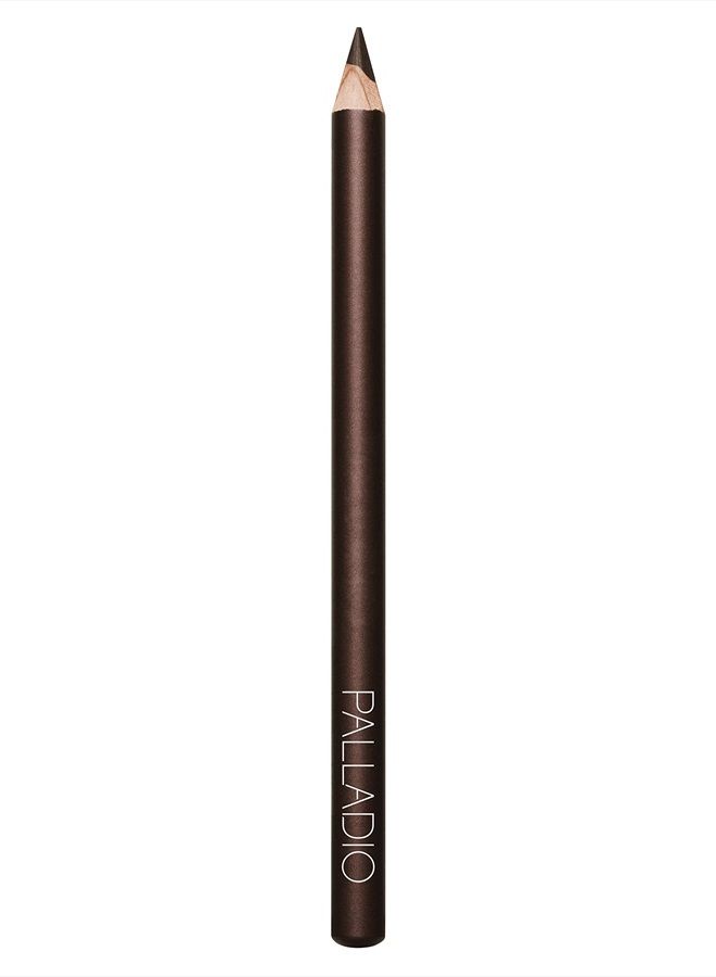 Wooden Eyeliner Pencil, Thin Pencil Shape, Easy Application, Firm yet Smooth Formula, Perfectly Outlined Eyes, Contour and Line, Long Lasting, Rich Pigment, Dark Brown