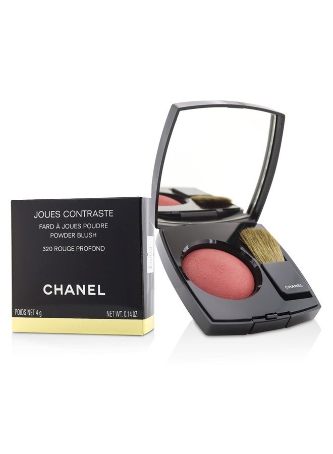JOUES CONTRASTE powder brush #320-rouge profond 4 gr