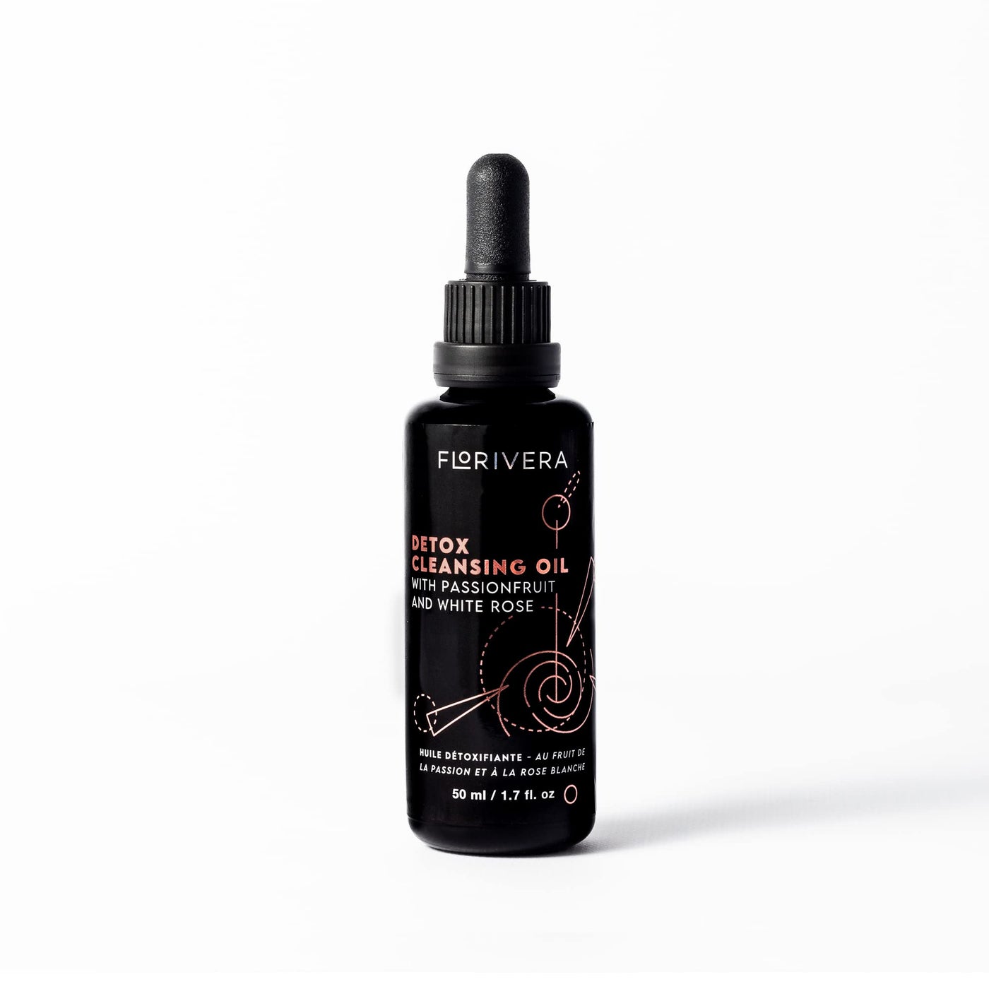 Florivera Detox Cleansing Oil | Daily Face Cleansing Oil, Skin Care Essential for Women and Men | 50 mL / 1.7 fl. oz