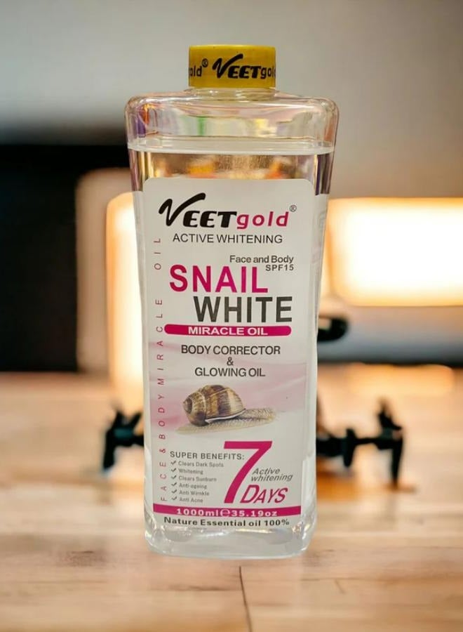 Snail White Miracle Correcting And Glowing Oil 1000 ML