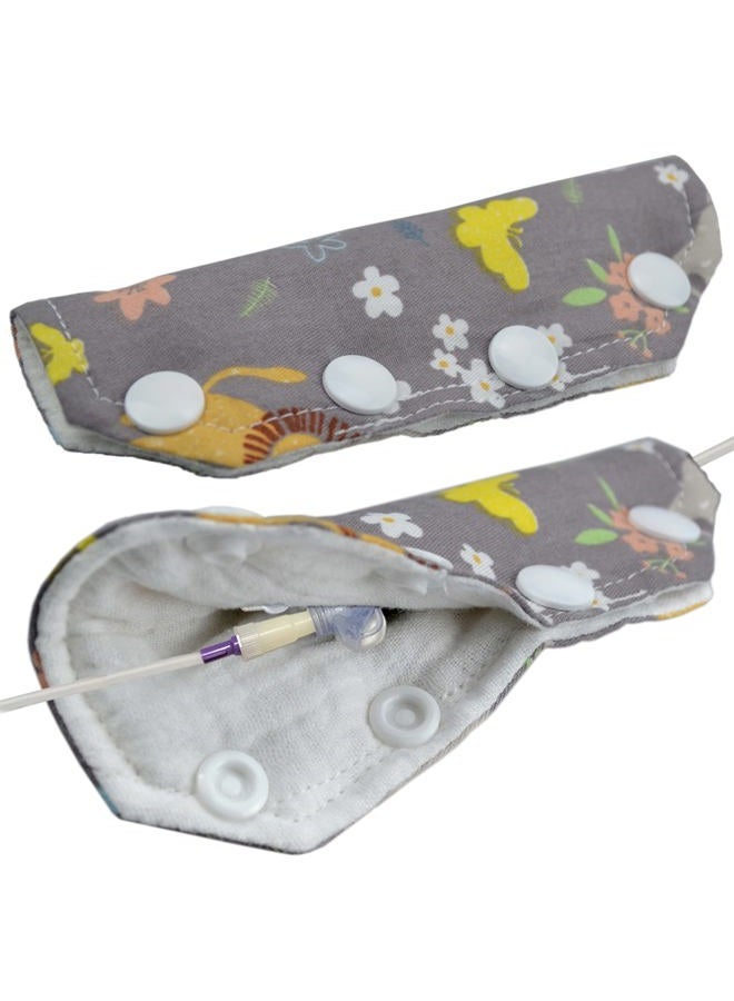 2 Pack Feeding Tube Port Cover with G-Tube PEG or J Tube for Child Connection Cover