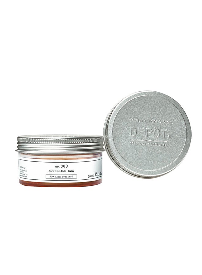 Flexible Modelling Hair Wax - Provides a Pliable Hold with a High Shine, Great for Creating Sleek, Classic Styles (100 ml)