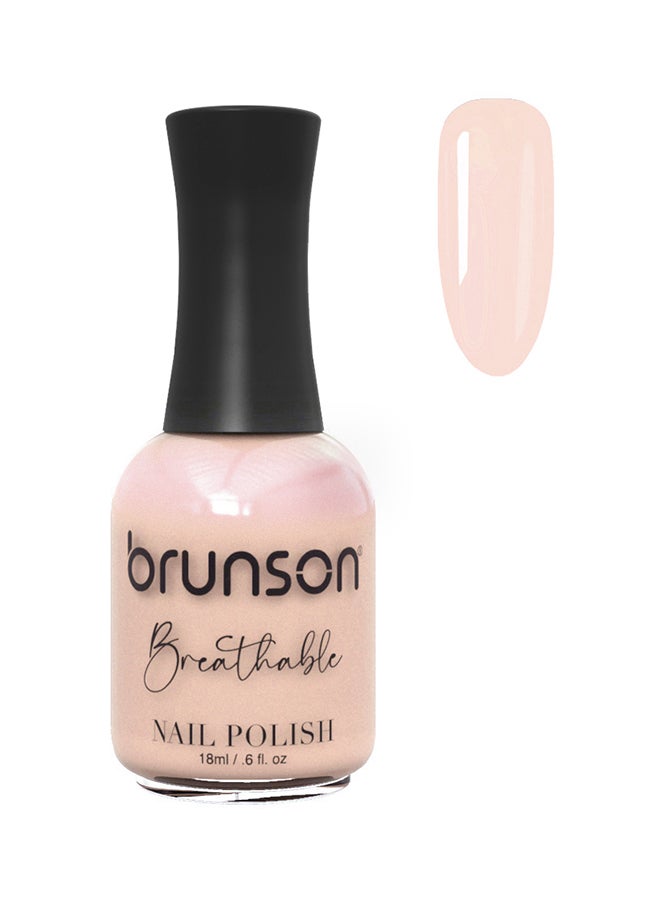 Breathable Nail Polish Halal nail polish Wudu friendly Quick-Dry Vegan long lasting but easy peel off   18ml BH166