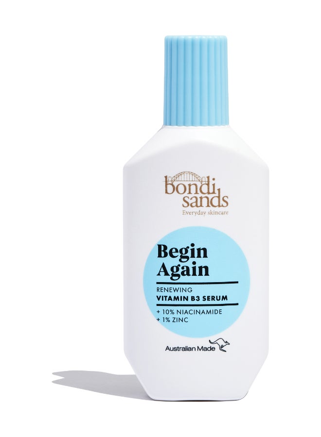 Begin Again Treatment Booster Vitamin B 30ml | Brightening Niacinamide Vitamin B3 Face Serum for Radiant Even Skin Tone | Pore-Minimising & Dark Spot Reducing Skincare Booster | Hydrating Anti-Dullness Face Treatment