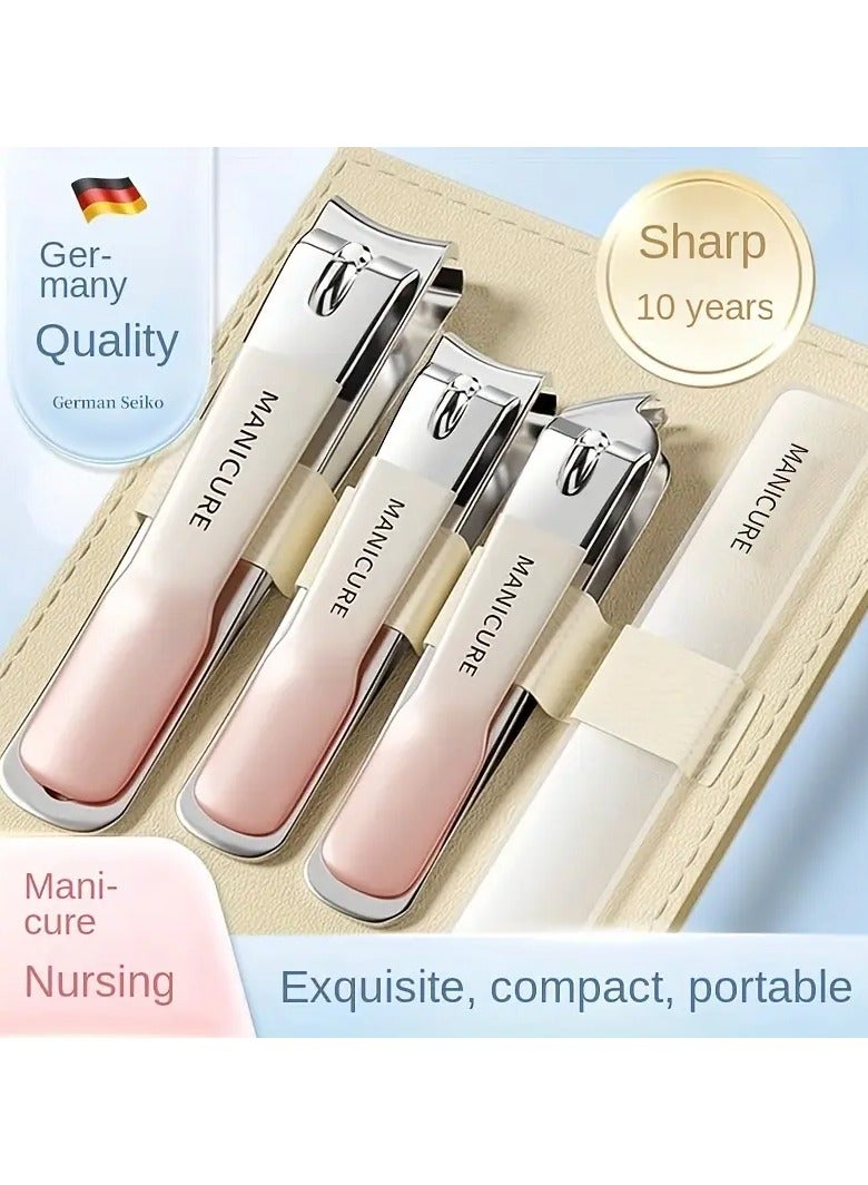 Nail Clipper 4pcs Set Portable Nail Clippers Manicure and Pedicure Set