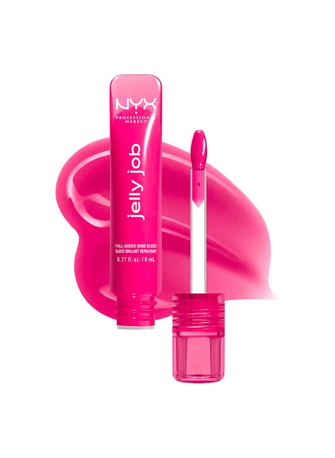 Jelly Job, Full-Bodied Shine Gloss, Lip-Smoothing Shine, Hyper-Glossy Finish, Jelly Jammin'