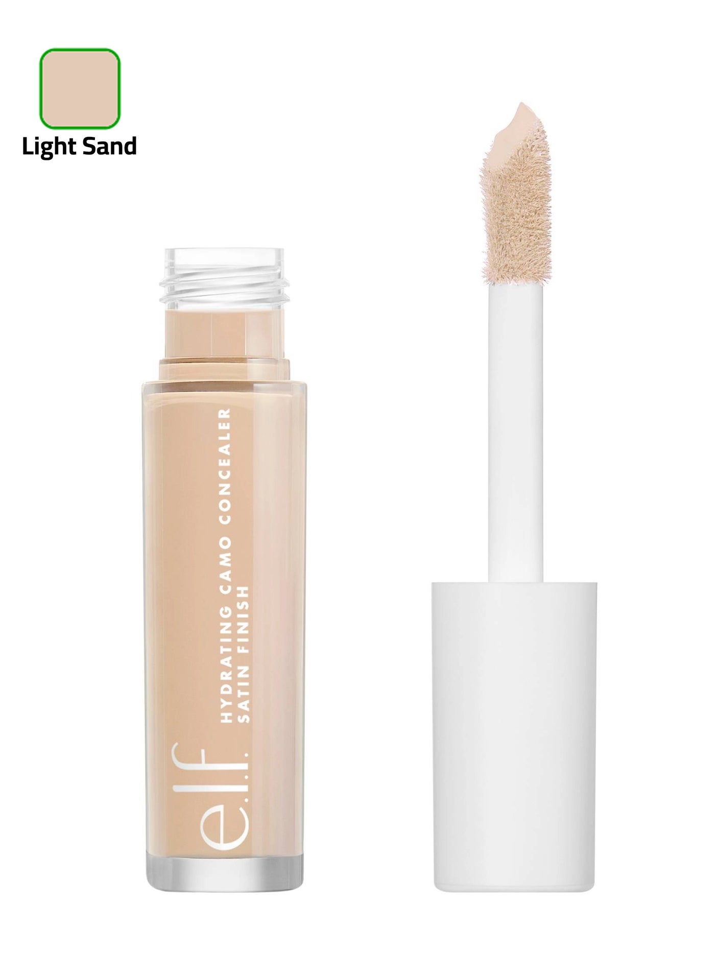 Hydrating Camo Concealer, Lightweight, Full Coverage, Long Lasting, Conceals, Corrects, Covers, Hydrates, Highlights, Satin Finish (Light Sand)