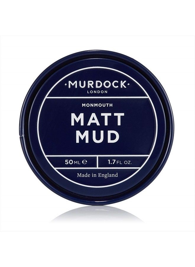 Matt Mud | Non-Shine Shaping Clay | Vegan with Kaolin & Vitamin E | Made in England | 1.7 oz