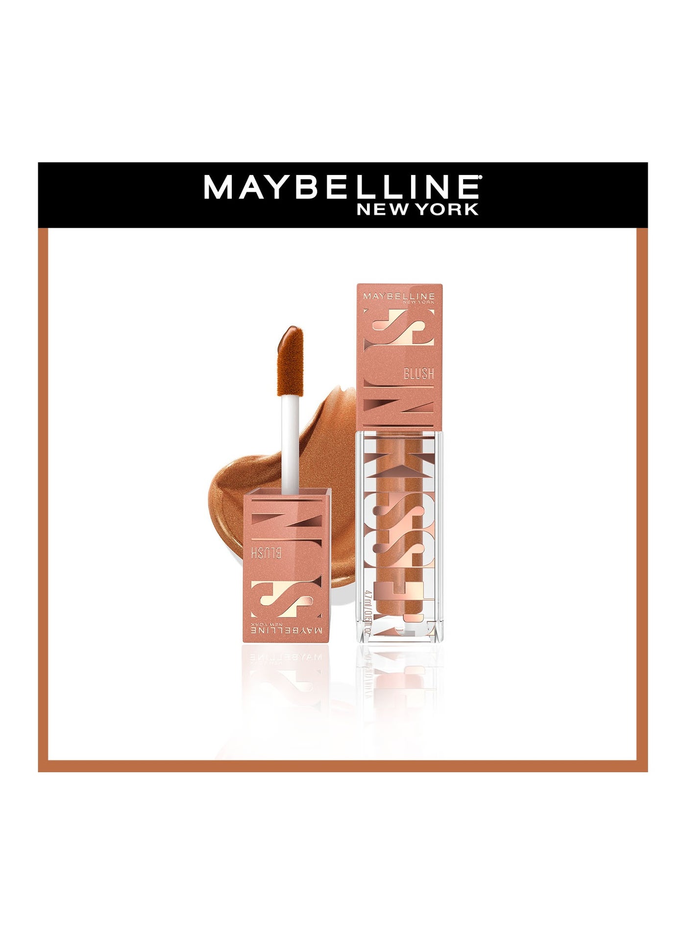 Maybelline New York, Sunkisser Liquid Glow Blush With Vitamin E, 11 Electric Bronze