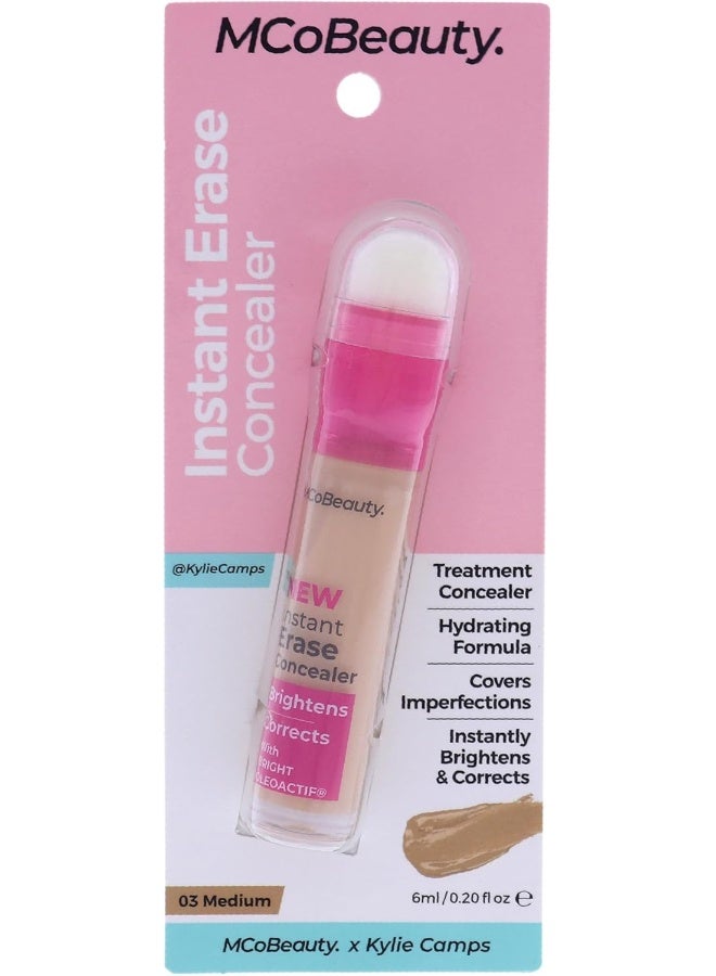 MCoBeauty Instant Eraser Concealer - 03 Medium for Women 0.2 oz