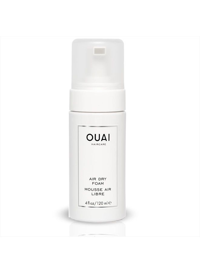Air Dry Foam. Wash and Wear Mousse for Perfect Air-Dried Waves. Packed with Kale and Carrot Extract to Condition, Protect and Detangle Hair. Free from Parabens, Sulfates and Phthalates. (4 Oz)