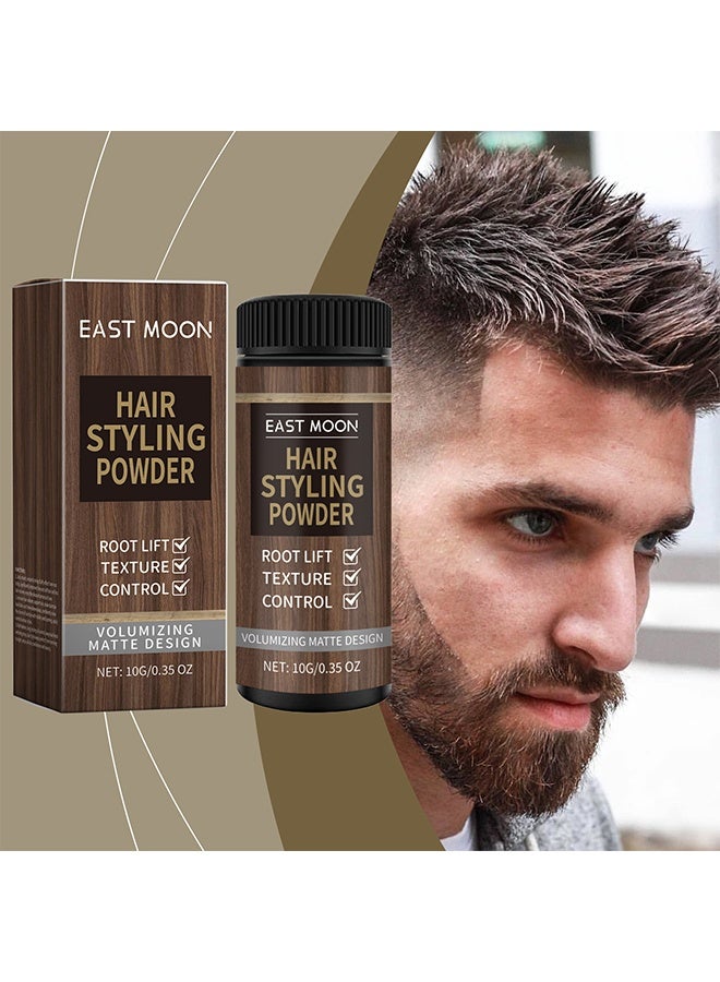 Hair Styling Powder, Texture Powder, Oil-Control Easy to Apply Lightweight Texturizing Matte Finish Strong Hold Hair Volume Powder, Create Natural Look