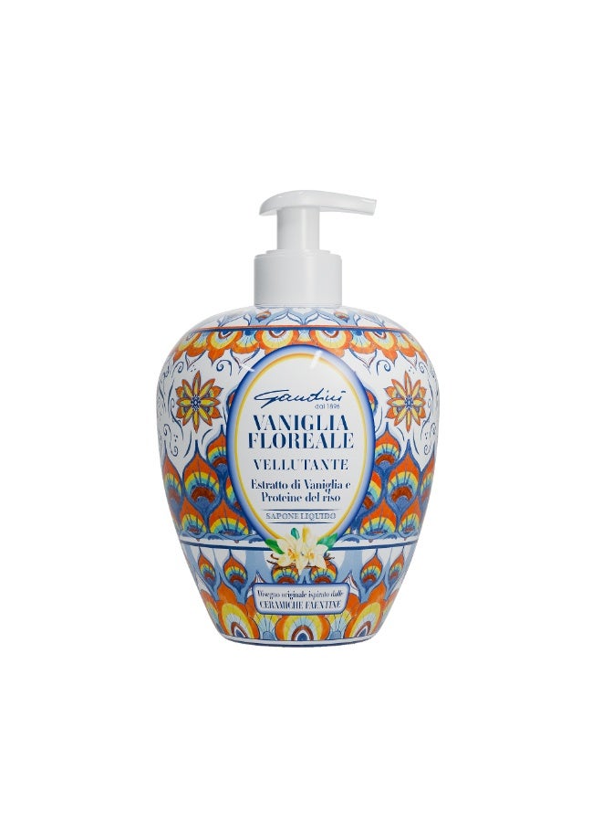 Sapone Liquido Faenza Vaniglia 500Ml Gentle Liquid Hand Soap With Vanilla Fragrance