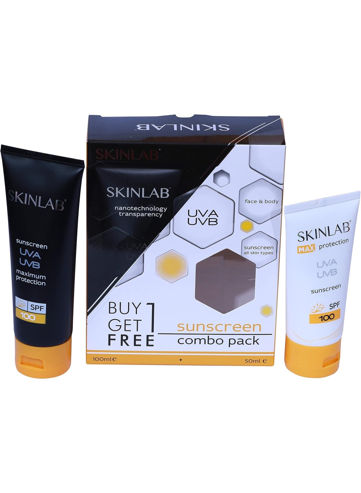 SPF100 Sunscreen Combo Pack, 100ml & 50ml