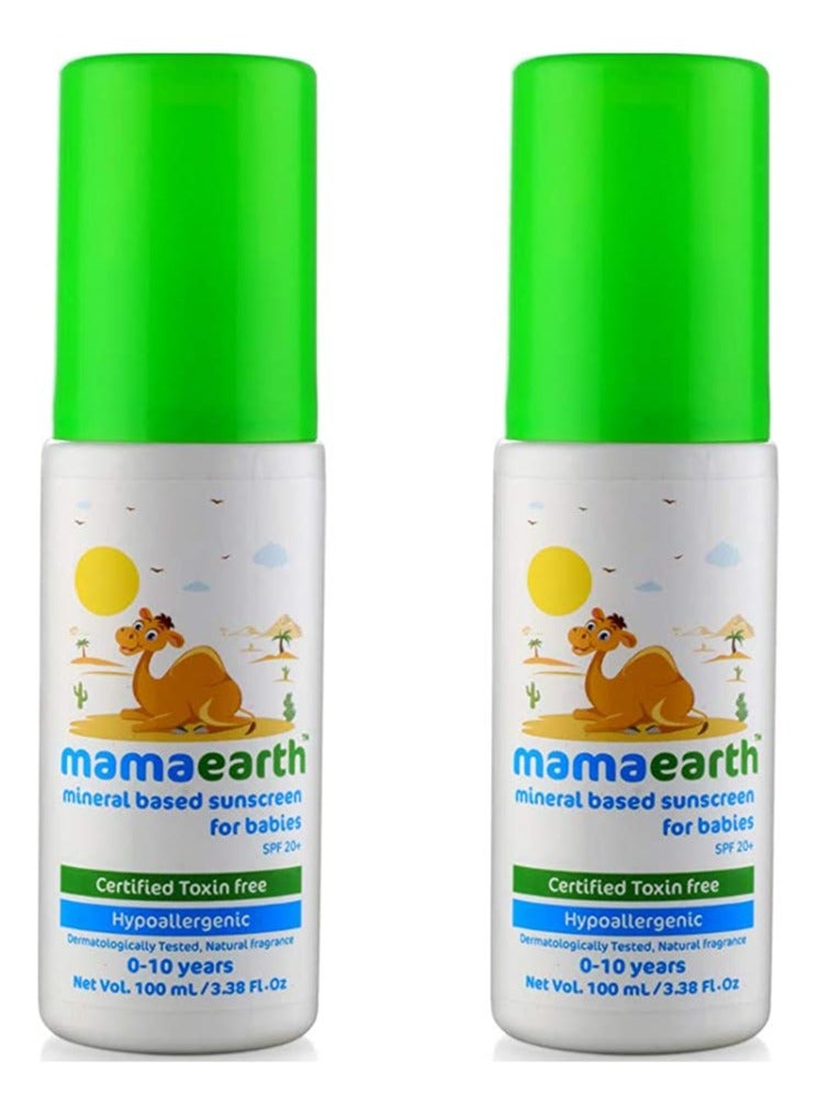 Mineral Based Sunscreen 100 Ml Pack Of 2