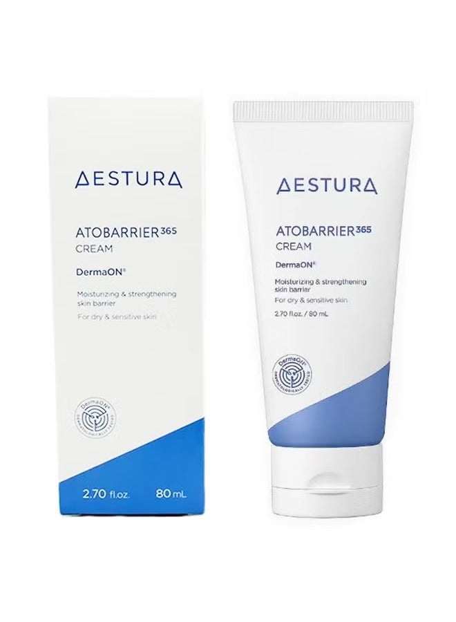 AESTURA ATOBARRIER365 CERAMIDE CREAM | Long Lasting Hydration Facial Moisturizer for Dry & Sensitive Skin | 80ml, 2.7 oz