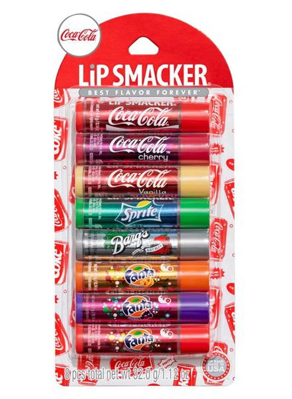 Coca-Cola Flavored Balm, 8 Count, Flavors Coke, Cherry Vanilla Sprite, Root Beer, Orange Fanta, Grape Strawberry Fanta