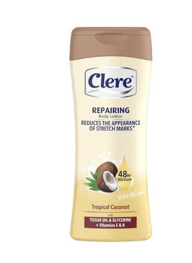 Repairing Body Lotion Reduces Appearance Of Stretch Marks Tropical Coconut 400 ML