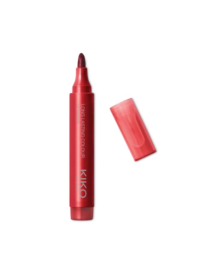 long lasting colour lip marker 105 true red