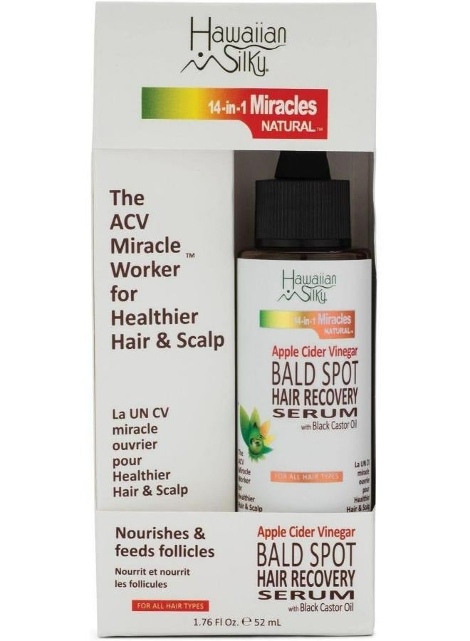Apple Cider Vinegar Bald Spot Recovery Serum with Black Castor Oil Hair Growth 52 ML