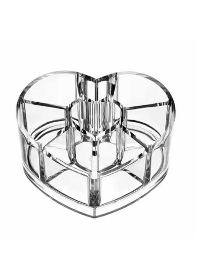 Heart-Shape Cosmetic Makeup Brush Organizer